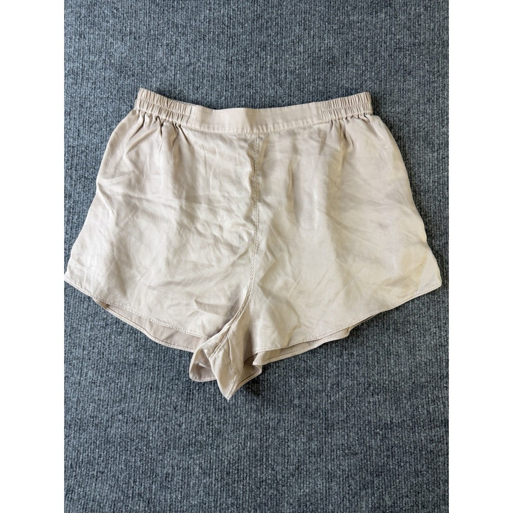 Lunya Sleep Shorts Women's Small Blush Pink Lounge Pajama Pull-On
